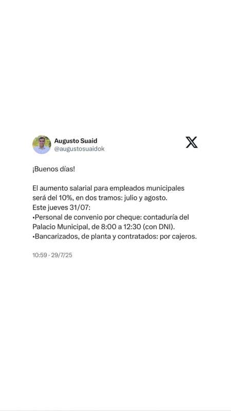 Aumento salarial